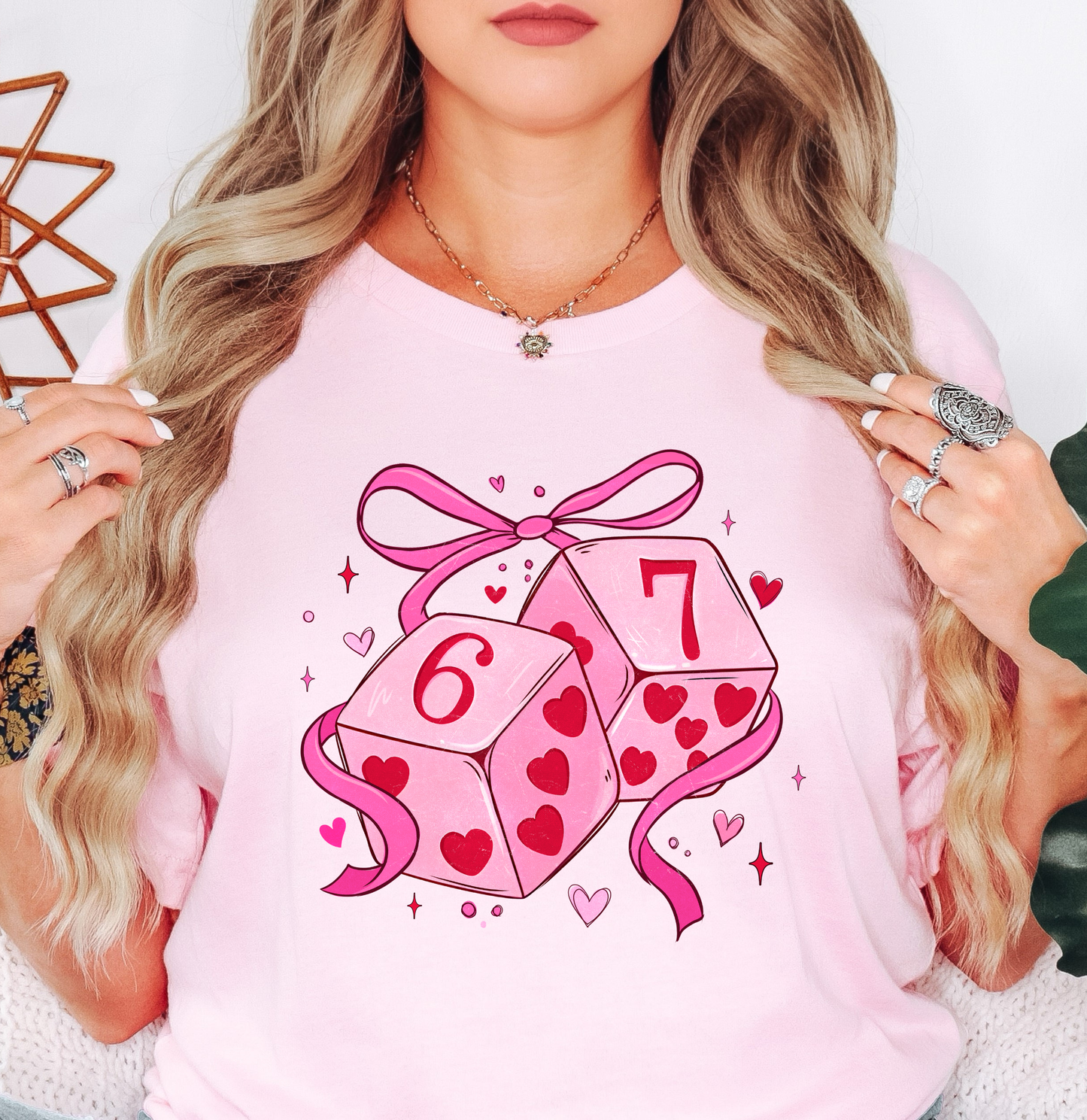 Preppy Six Seven Dice Tee | XoXo Love Collection | Unisex Pre-Shrunk T-Shirt