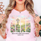 He Is Risen (Matthew) Florals Tee | Walk By Faith Collection | Unisex Pre-Shrunk T-Shirt