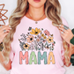 Mama Wildflowers Tee | Mama Mode Activated Collection | Unisex Pre-Shrunk T-Shirt