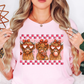 Retro Highland Cow Hearts Tee | XoXo Love Collection | Unisex Pre-Shrunk T-Shirt