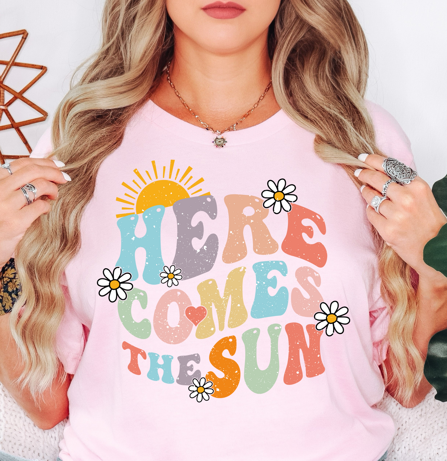 Here Comes The Sun Tee | Spring Fling Collection | Unisex Pre-Shrunk T-Shirt