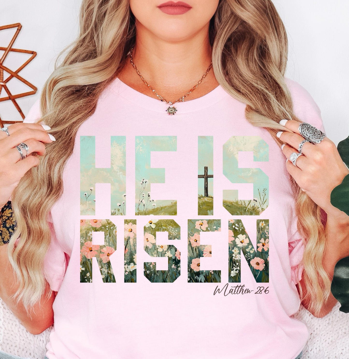 He Is Risen (Matthew) Tee | Walk By Faith Collection | Unisex Pre-Shrunk T-Shirt