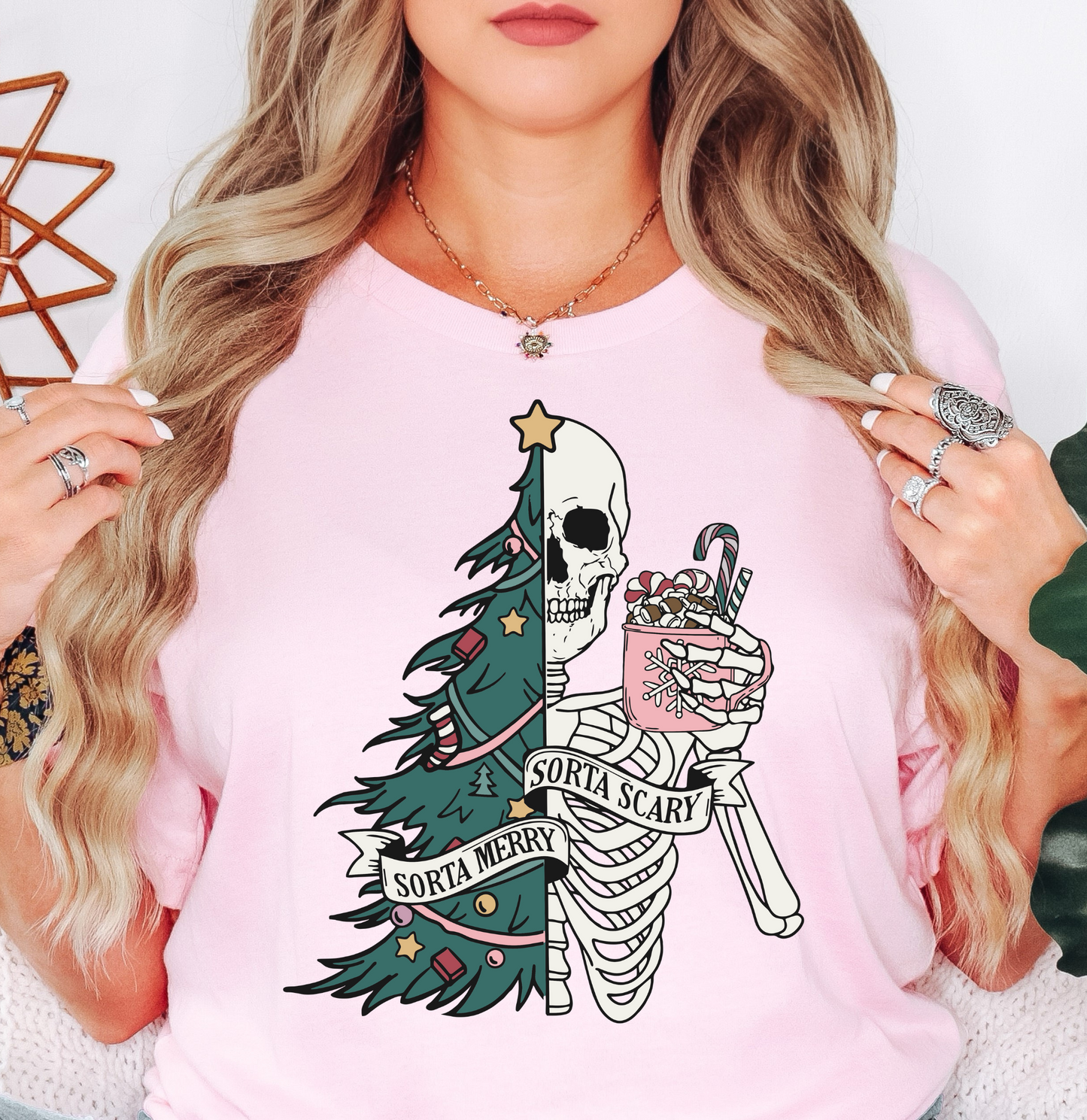 Sorta Merry Sorta Scary Tee | Tis The Season Collection | Unisex Pre-Shrunk T-Shirt