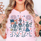 Patriotic Skeletons Tee | Stars and Stripes Collection | Unisex Pre-Shrunk T-Shirt