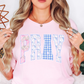 Pray Preppy Coquette Tee | Walk By Faith Collection | Unisex Pre-Shrunk T-Shirt