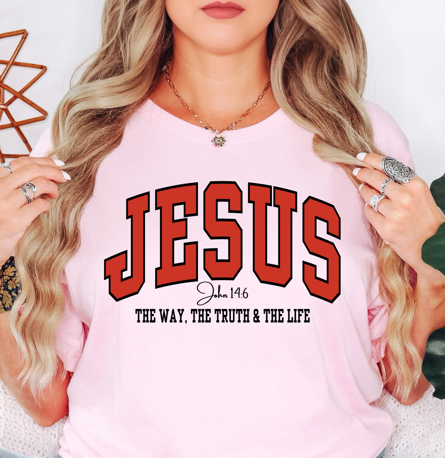 Jesus (John 14:6) Tee | Walk By Faith Collection | Unisex Pre-Shrunk T-Shirt