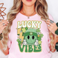 Retro Lucky Vibes Tee | Feeling Lucky Collection | Unisex Pre-Shrunk T-Shirt