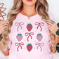 Strawberry and Bows Tee | Groovy Vibes Collection | Unisex Pre-Shrunk T-Shirt