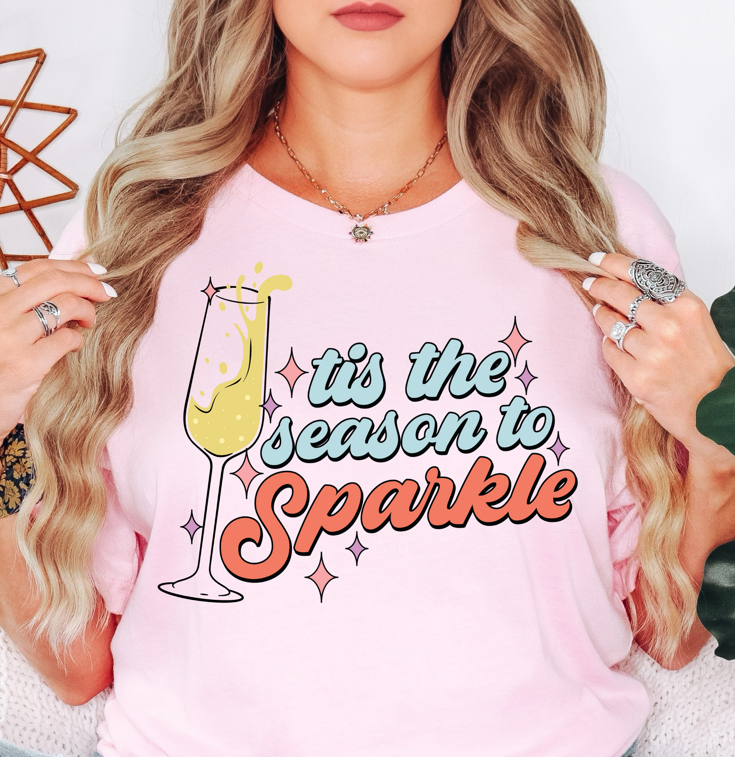 Tis The Season To Sparkle Tee | New Year Magic Collection | Unisex Pre-Shrunk T-Shirt