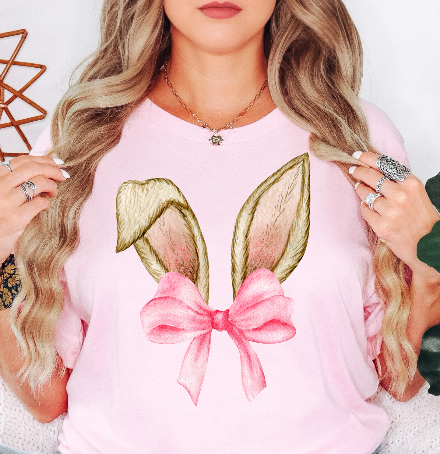 Cute Bunny Ears Tee | Hoppin' Into Spring Collection | Unisex Pre-Shrunk T-Shirt