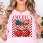 America Cherry Tee | Stars and Stripes Collection | Unisex Pre-Shrunk T-Shirt