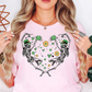 Dancing Skeleton Heart Tee | Feeling Lucky Collection | Unisex Pre-Shrunk T-Shirt