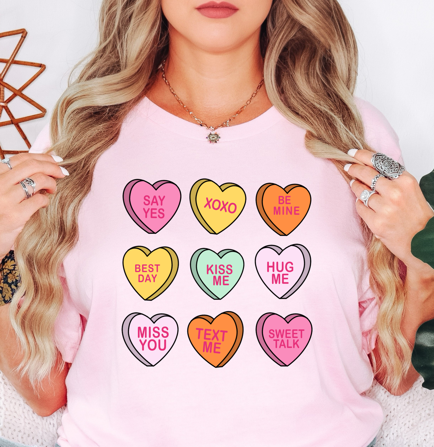 Conversation Candy Hearts Tee | XoXo Love Collection | Unisex Pre-Shrunk T-Shirt