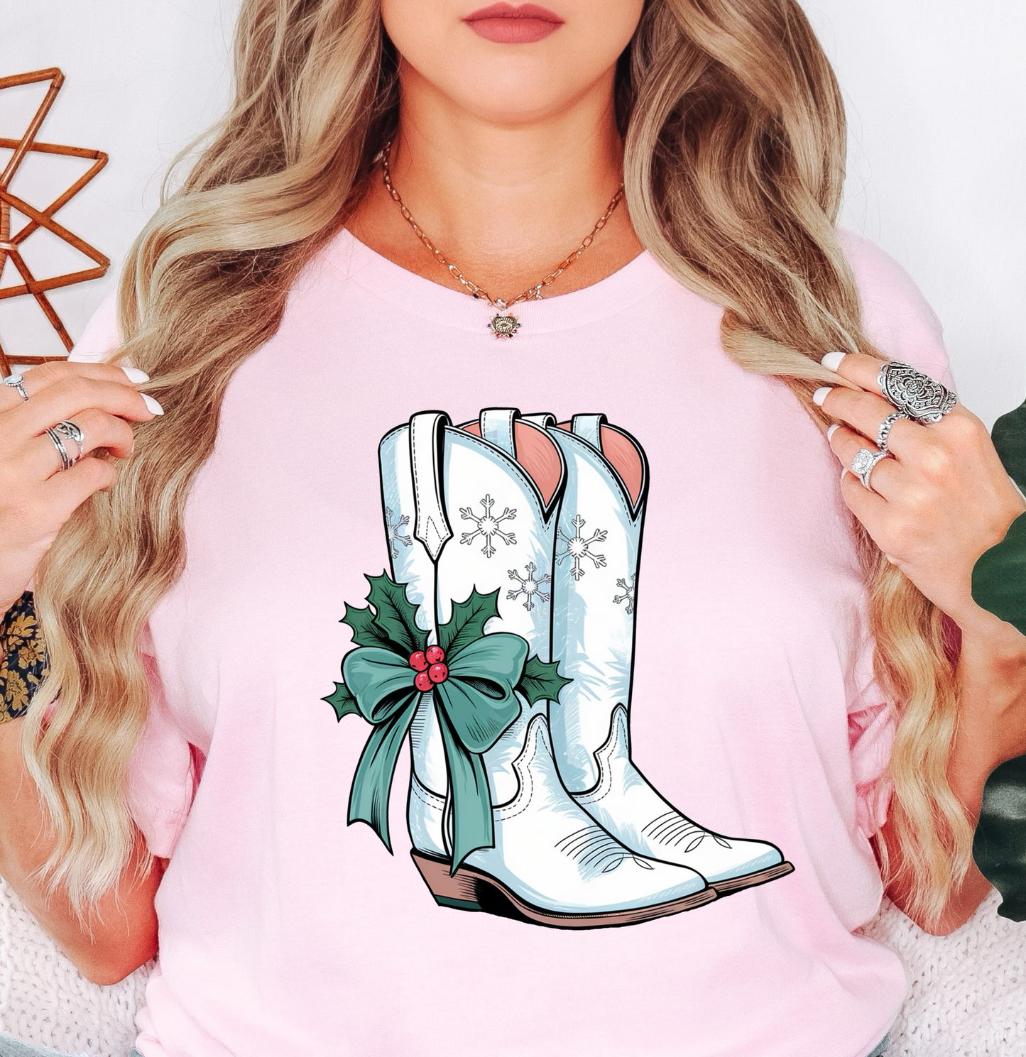 Western Winter Tee | Frosty Chic Collection | Unisex Pre-Shrunk T-Shirt