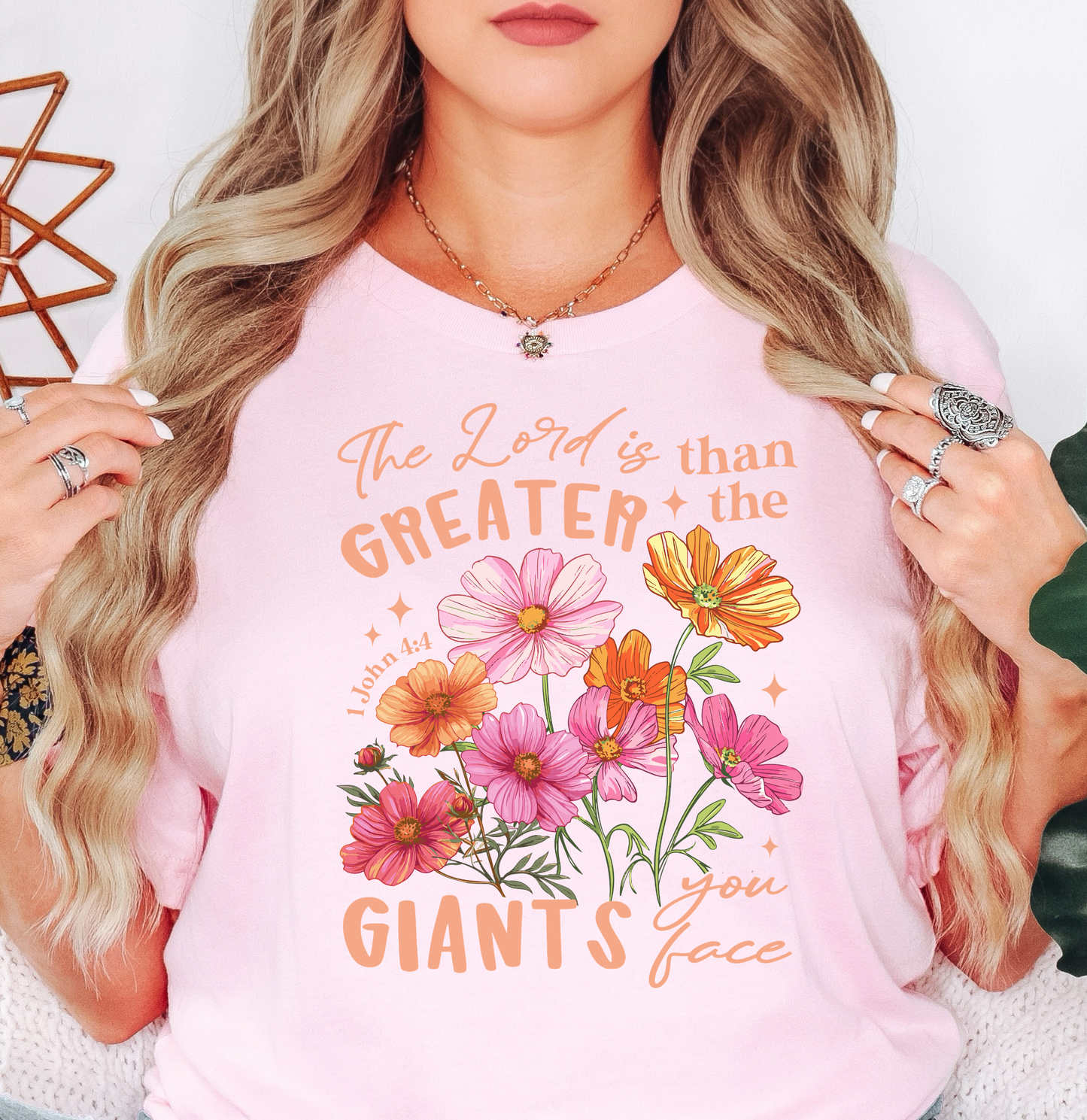 The Lord Is Greater (1 John) Tee | Walk By Faith Collection | Unisex Pre-Shrunk T-Shirt