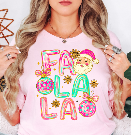 Cutie Fa La La Tee | Tis The Season Collection | Unisex Pre-Shrunk T-Shirt