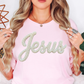 Jesus Coquette Design Tee | Walk By Faith Collection | Unisex Pre-Shrunk T-Shirt