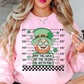 Leprechaun Mugshot Sweatshirt | Feeling Lucky Collection | Unique Gifts for Family Friends