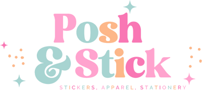 Posh & Stick | Buy Unique Stickers, Apparel & Stationery Online