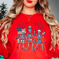 Patriotic Skeletons Sweatshirt | Stars and Stripes Collection | Unique Gifts for Family and Friends