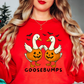 Spooky Goosebumps Sweatshirt | Boo-tiful Vibes Collection | Unique Gifts for Family Friends