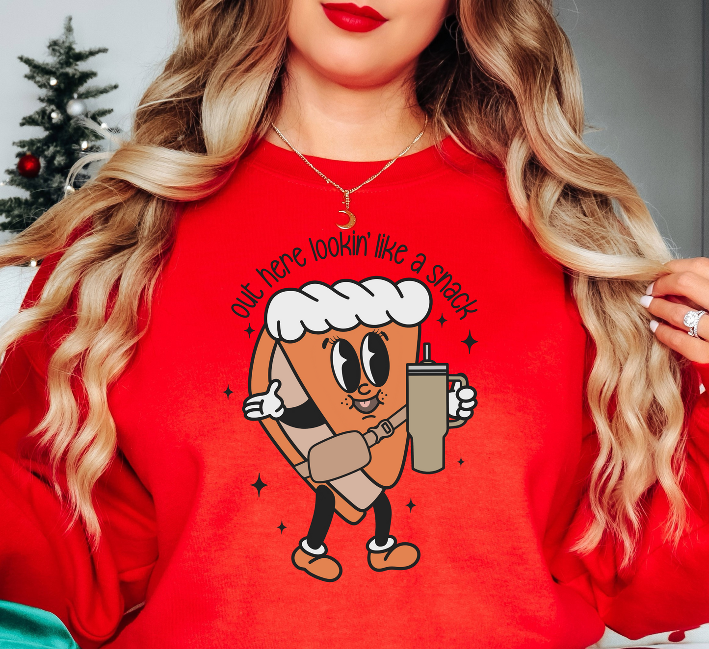 Out Here Lookin Like A Snack Pie Sweatshirt | Harvest Joy Collection | Unique Gifts for Family Friends