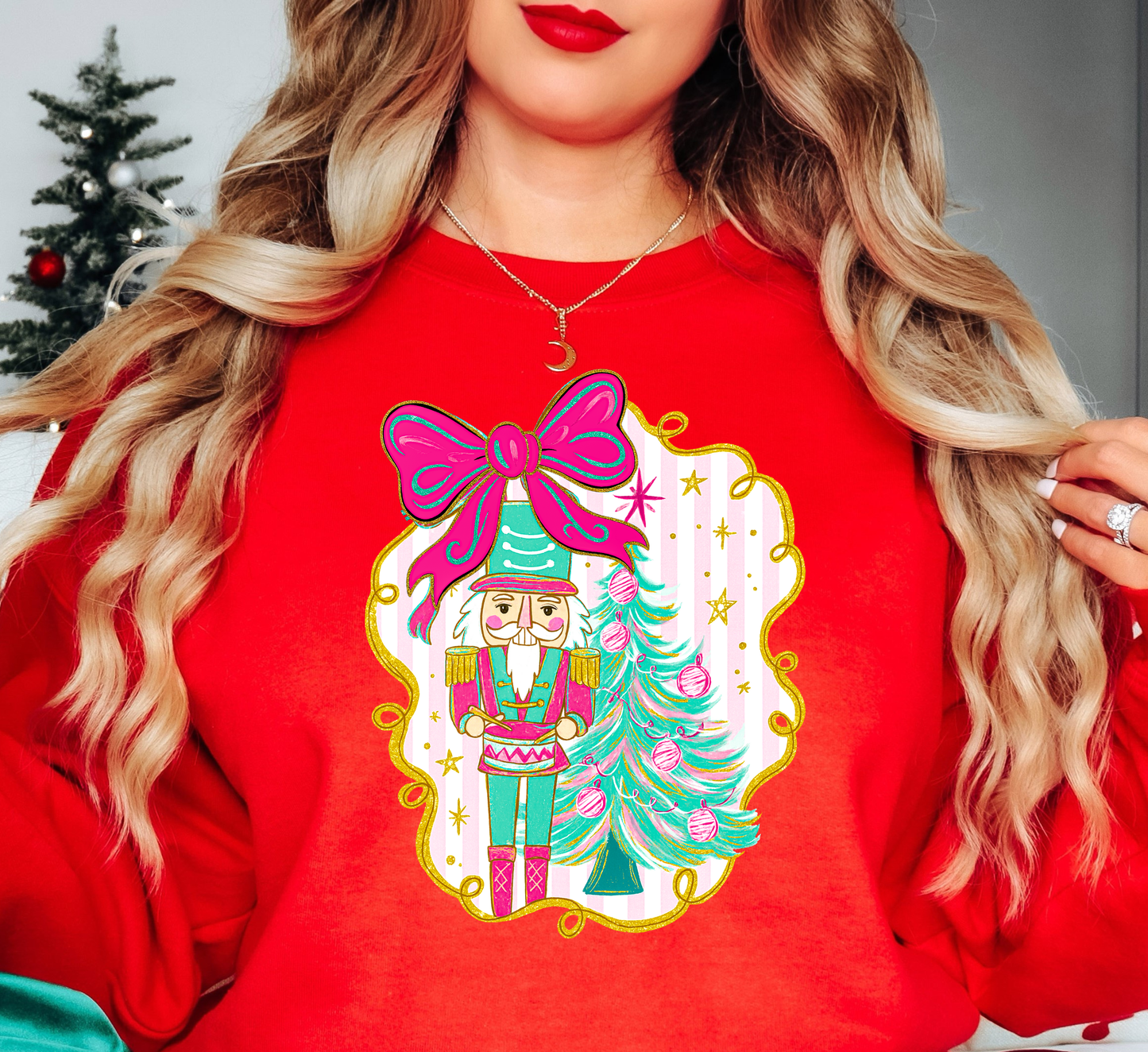 Colorful Nutcracker Sweatshirt | Tis The Season Collection | Unique Gifts for Family Friends