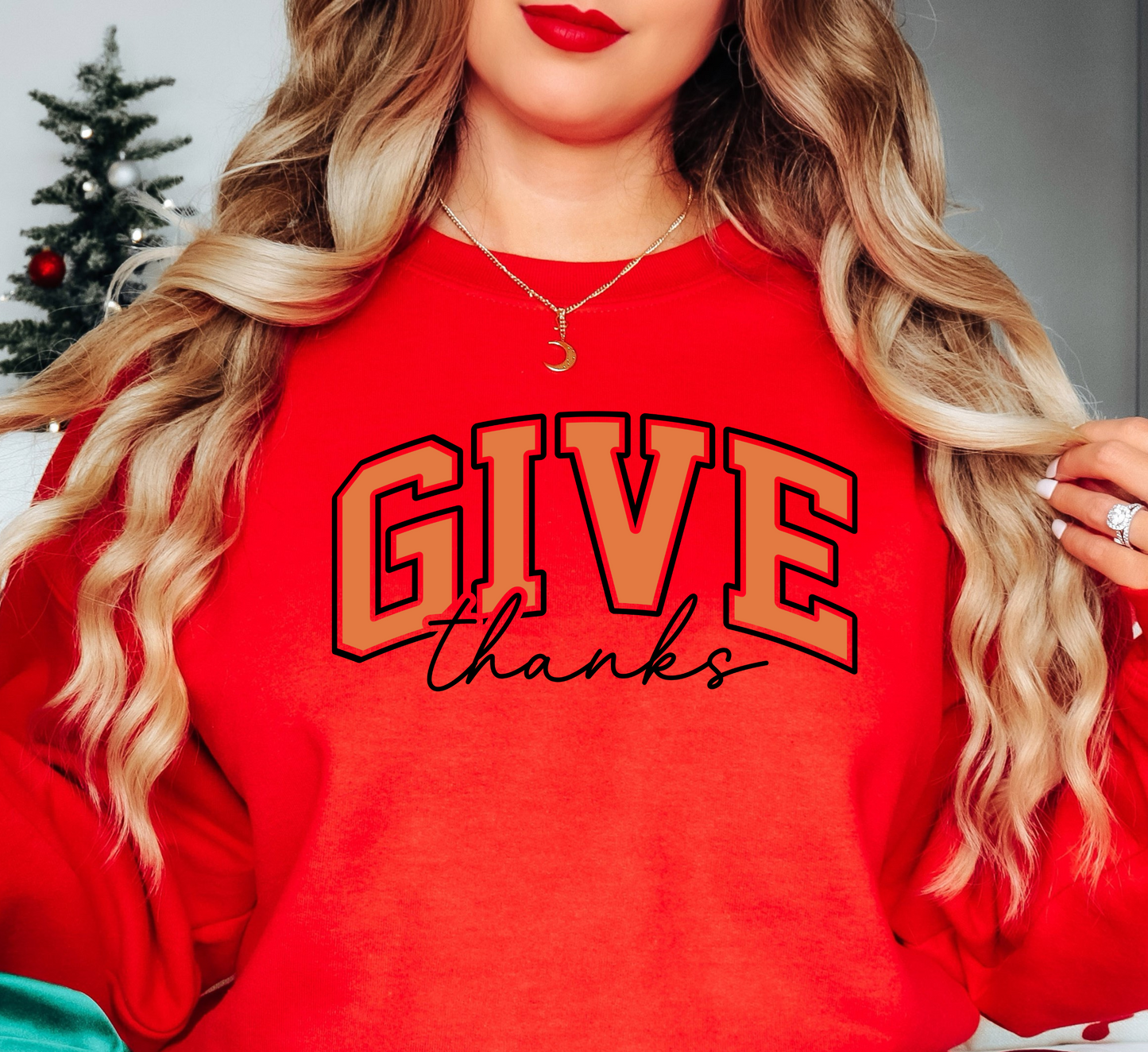 Give Thanks Sweatshirt | Harvest Joy Collection | Unique Gifts for Family Friends