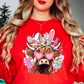 Highland Cow Bunny Sweatshirt | Hoppin' Into Spring Collection | Unique Gifts for Family Friends