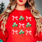 Coquette Bow and Clovers Sweatshirt | Feeling Lucky Collection | Unique Gifts for Family Friends