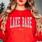 Lake Babe Sweatshirt | Beach Breeze Collection | Unique Gifts for Family Friends