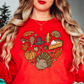 Thanksgiving Heart Doodles Sweatshirt | Harvest Joy Collection | Unique Gifts for Family Friends