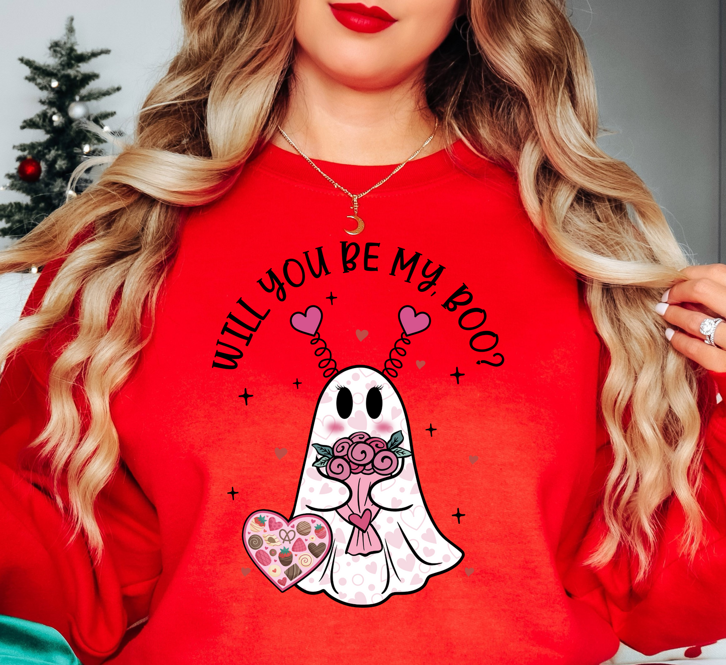 Will You Be My Boo? Sweatshirt | XoXo Love Collection | Unique Gifts for Family Friends