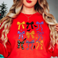 Spooky Halloween Bows Sweatshirt | Boo-tiful Vibes Collection | Unique Gifts for Family Friends