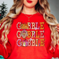 Gobble Preppy Sweatshirt | Harvest Joy Collection | Unique Gifts for Family Friends