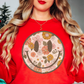 Distressed Floral Smiley Sweatshirt | Spring Fling Collection | Unique Gifts for Family Friends