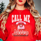 Distressed Call Me Never Sweatshirt | XoXo Love Collection | Unique Gifts for Family Friends