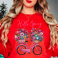 Hello Spring Bicycle Sweatshirt | Spring Fling Collection | Unique Gifts for Family Friends