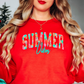 Tropical Summer Vibes Sweatshirt | Beach Breeze Collection | Unique Gifts for Family Friends