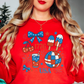 Preppy USA 1776 Sweatshirt | Stars and Stripes Collection | Unique Gifts for Family and Friends