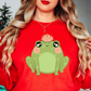 Spring Frog Sweatshirt | Spring Fling Collection | Unique Gifts for Family Friends