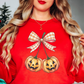 Pumpkin Cherries Sweatshirt | Boo-tiful Vibes Collection | Unique Gifts for Family Friends