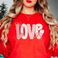 Preppy Love Lace Sweatshirt | XoXo Love Collection | Unique Gifts for Family Friends