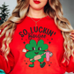 So Luckin' Boujee Sweatshirt | Feeling Lucky Collection | Unique Gifts for Family Friends