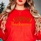 Happy Thanksgiving Sweatshirt | Harvest Joy Collection | Unique Gifts for Family Friends
