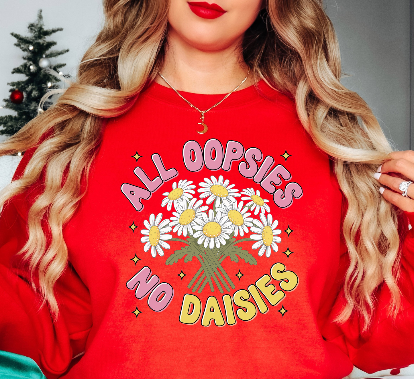 Oops Daisy Sweatshirt | Spring Fling Collection | Unique Gifts for Family Friends