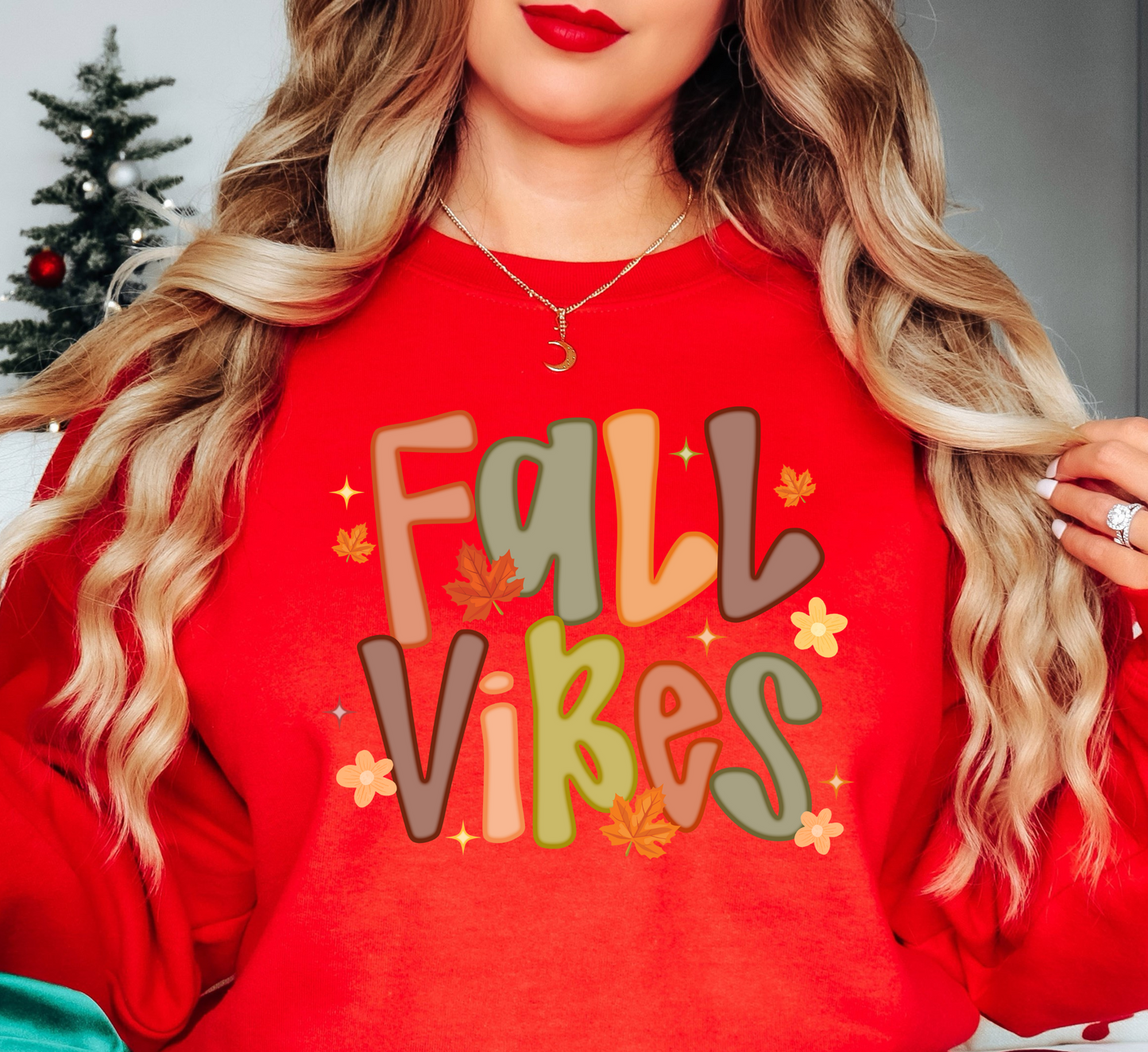 Floral Fall Vibes Sweatshirt | Falling For You Collection | Unique Gifts for Family Friends