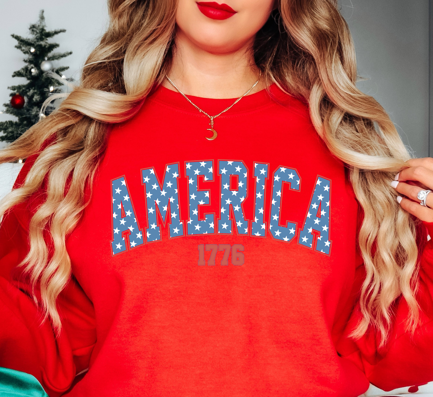 America 1776 Sweatshirt | Stars and Stripes Collection | Unique Gifts for Family and Friends