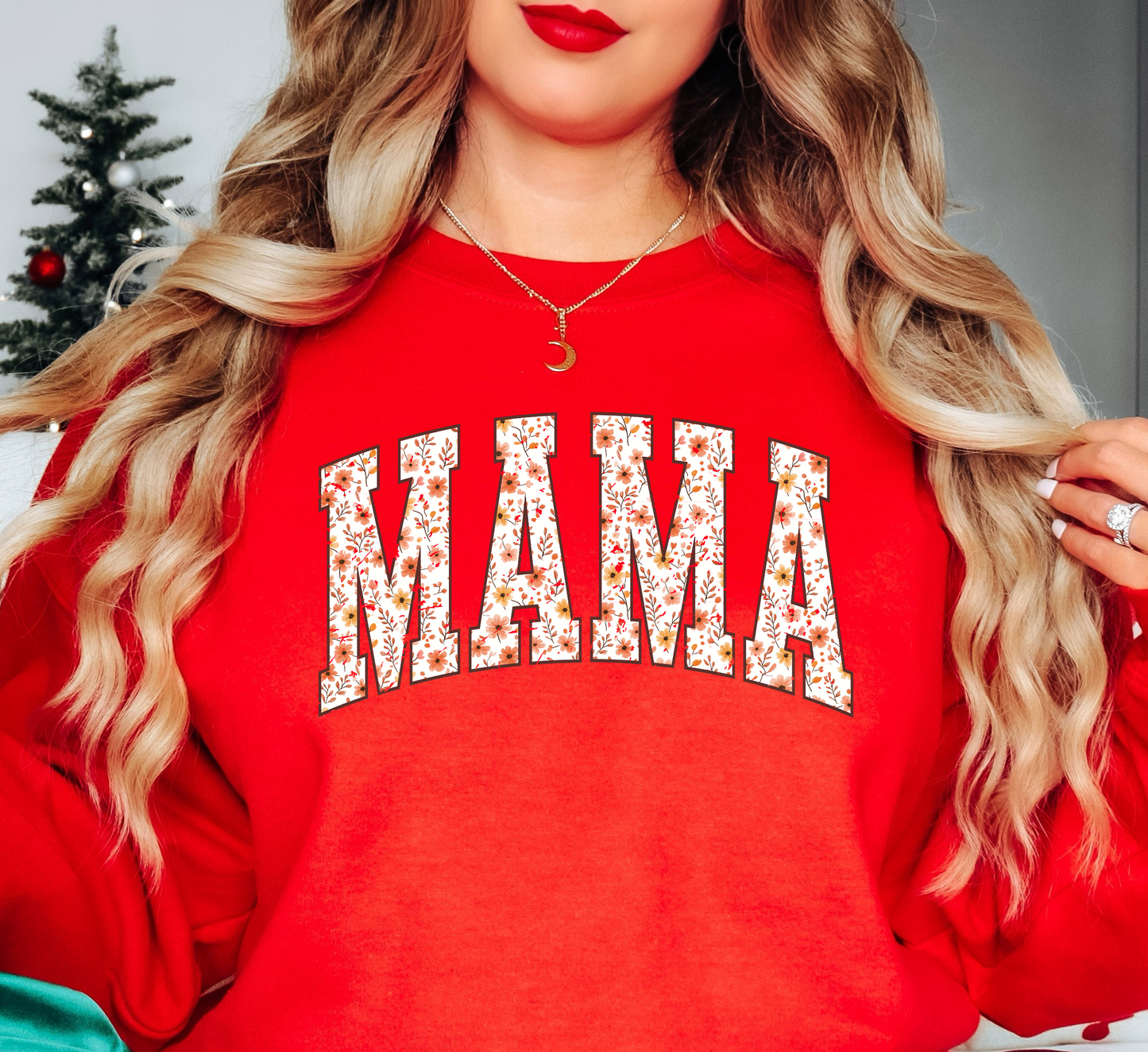 Floral Fall Mama Sweatshirt | Mama Mode Activated Collection | Unique Gifts for Family Friends
