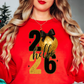 Hello 2026 New Year Sweatshirt | New Year Magic Collection | Unique Gifts for Family Friends